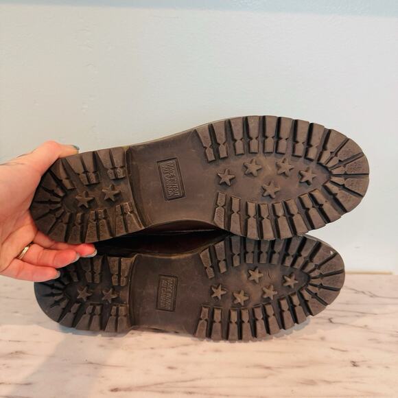 Eddie Bauer Brown Leather Loafers Men’s Size 9 - Picture 7 of 10